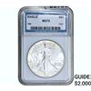 Image 1 : 1986 Silver Eagle NAS MS70