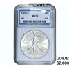 Image 1 : 1986 Silver Eagle NAS MS70