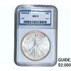 Image 1 : 1992 Silver Eagle NAS MS70