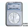 Image 1 : 1990 Silver Eagle NAS MS70