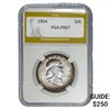 Image 1 : 1954 Franklin Half Dollar PGA PR67