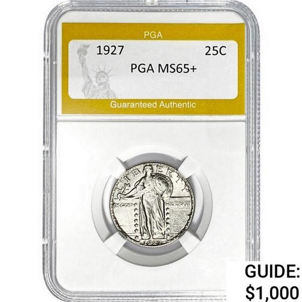 1927 Standing Liberty Quarter PGA MS65+