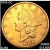 Image 1 : 1876-CC $20 Gold Double Eagle CHOICE AU