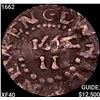 Image 1 : 1662 Oak Tree 2 Pence, Small 2 NEARLY UNCIRCULATED