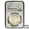 Image 1 : 1921 Silver Peace Dollar NGC MS61