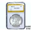 Image 1 : 1882-O Morgan Silver Dollar PGA MS65