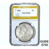 Image 1 : 1882 Morgan Silver Dollar PGA MS65