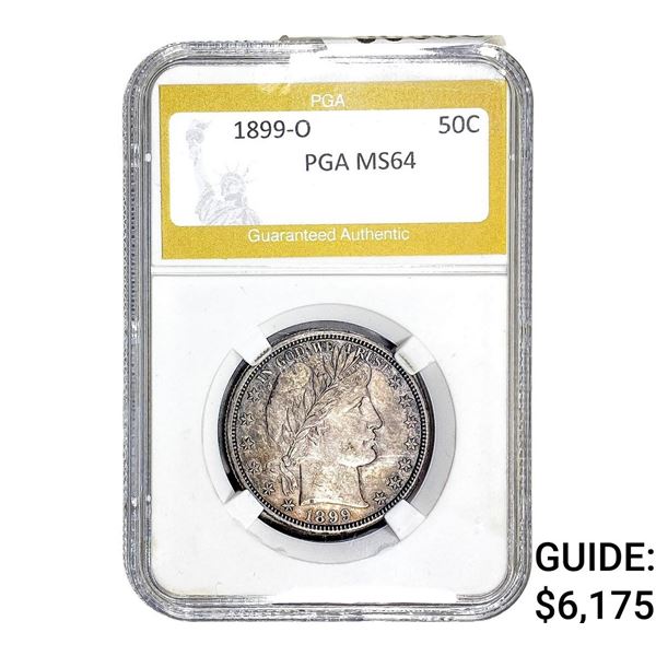 1899-O Barber Half Dollar PGA MS64