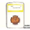 1850 Braided Hair Large Cent PGA MS67 Red