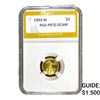 Image 1 : 1993-W 1/10oz $5 Gold American Eagle PGA PR70 DCAM