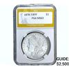 Image 1 : 1878 7/8TF Morgan Silver Dollar PGA MS63