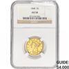 Image 1 : 1848 $5 Gold Half Eagle NGC AU58