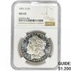Image 1 : 1891-S Morgan Silver Dollar NGC MS63