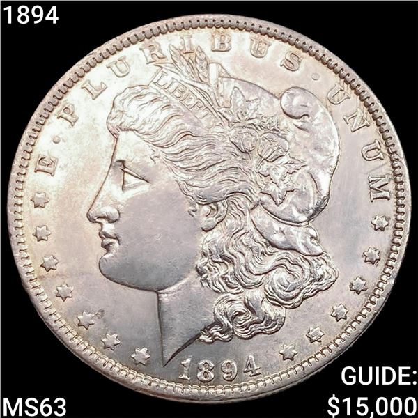 1894 Morgan Silver Dollar CHOICE BU