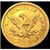 Image 2 : 1843-O $2.50 Gold Quarter Eagle UNCIRCULATED