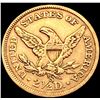 Image 2 : 1869-S $2.50 Gold Quarter Eagle CHOICE AU