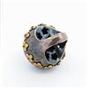 Image 6 : Sterling Silver Gothic Ring with Millefiori Center