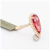 Image 3 : 18KYG 3.01ct Transparent Pinkish Red Ruby & 0.62ctw Natural Diamond Ring, 6.25