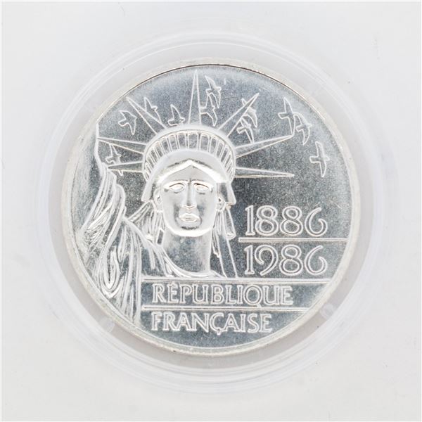 1986 100 Franc Republique Francaise Coin