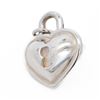 Image 3 : Tiffany & Co. Heart Padlock Lock & Key Keyhole Stud Earrings in Sterling Silver