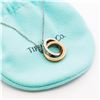 Image 3 : 18KYG/925 Tiffany & Co. Two-Tone Interlocking Circles Pendant Necklace