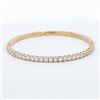 Image 3 : 14KYG 3.60ctw Lab Grown Diamond Bangle Bracelet