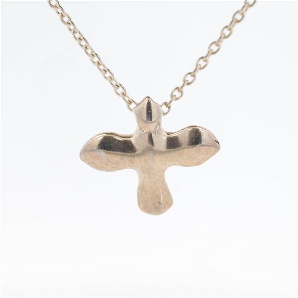 Tiffany & Co. Sterling Bird Motif Necklace by Elsa Peretti 16"