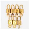 Image 1 : Lot of 7 Louis Vuitton Padlocks with Matching Keys