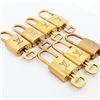 Image 3 : Lot of 7 Louis Vuitton Padlocks with Matching Keys