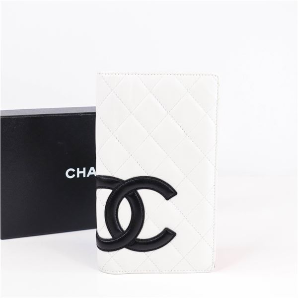 Chanel Cambon Line Bi-fold Long Wallet 11th Series w/Box