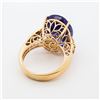 Image 3 : 18KYG Chromia Collection 18.85ct Tanzanite & Diamond Cocktail Ring, 8