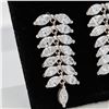 Image 3 : 14KWG 4.75ctw Lab Grown Diamond Earrings