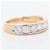 Image 2 : 10KYG 1.00ctw Channel-Set Half-Eternity Lab Diamond Band, 7