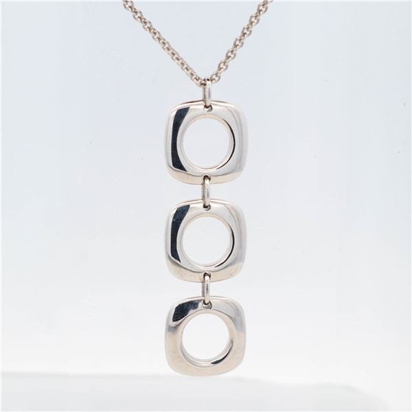 Tiffany & Co. Sterling Silver Matching Necklace & Earring Set