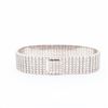 Image 1 : 18KWG Estate 10.05ctw Diamond Panel Bracelet 7"