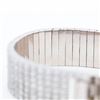 Image 6 : 18KWG Estate 10.05ctw Diamond Panel Bracelet 7"
