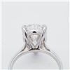 Image 5 : 14KWG 5.33ct Lab Grown Pear Cut Diamond Ring, 7