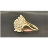 Image 2 : APPROX 14K LADIES CLUSTER RING SET WITH DIAMONDS (.03-.07CT, APPROX 12.3G)