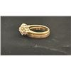 Image 2 : APPROX 14K LADIES WEDDING RING SET WITH DIAMONDS (.1CT CENTER, 4.5G)