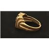 Image 2 : APPROX 10K MENS SIGNET RING SET WITH ONYX (5.9G)