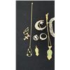 Image 2 : MISC JEWELRY (11.4G GOLD AND 16.7G SILVER CONTENT)
