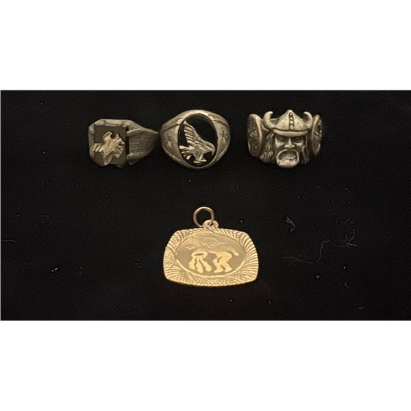 MISC JEWELRY (2.5G GOLD AND 24.7G SILVER CONTENT)