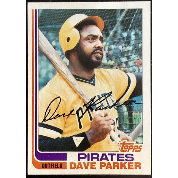 1982 TOPPS DAVE PARKER (HOF)