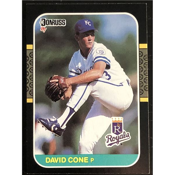 1987 DONRUSS DAVID CONE ROOKIE CARD