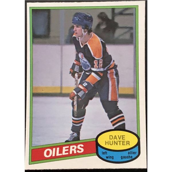 1980-81 O-PEE-CHEE DAVE HUNTER ROOKIE CARD