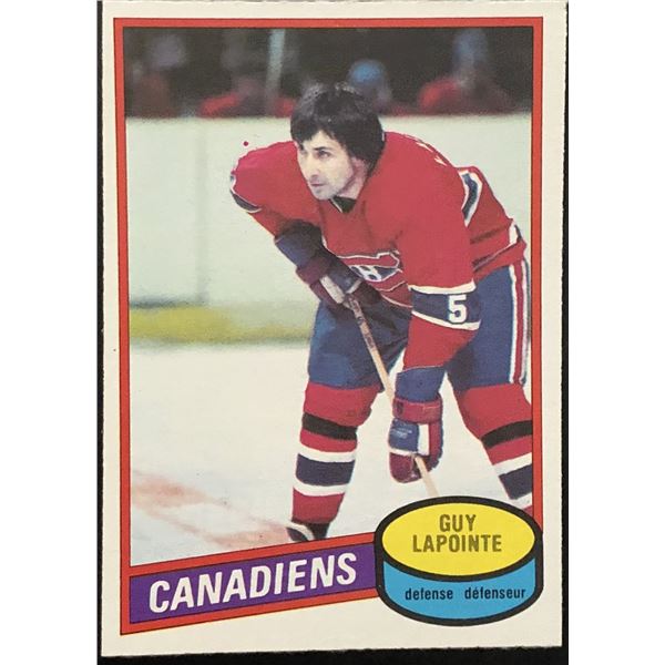 1980-81 O-PEE-CHEE GUY LAPOINTE (HOF)