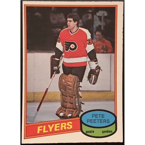 1980-81 O-PEE-CHEE PETE PEETERS ROOKIE CARD