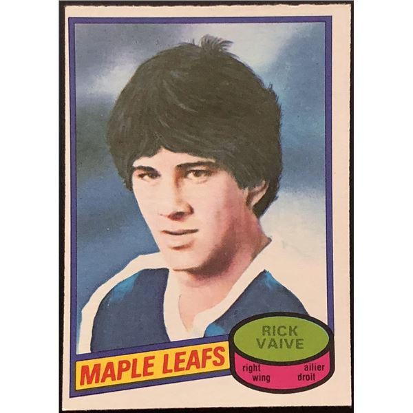 1980-81 O-PEE-CHEE RICK VAIVE ROOKIE CARD