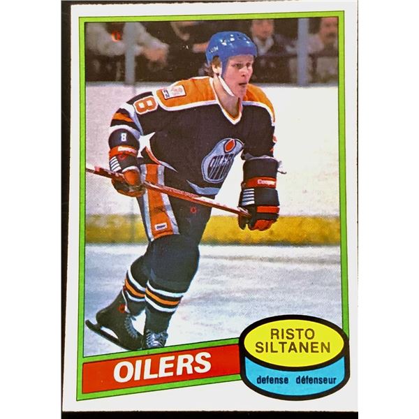1980-81 O-PEE-CHEE RISTO SILTANEN ROOKIE CARD