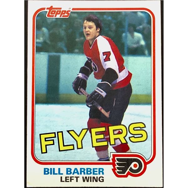 1981-82 TOPPS BILL BARBER (HOF)